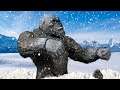 Playmates Godzilla VS Kong (2021) Antarctic King Kong With Osprey - Legendary  Kaiju Figure Review