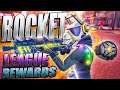 Rocket League X Fortnite REWARDS Review And Gameplay! (Turbo Ball Backbling & Zooming Wrap Review)
