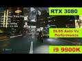 RTX 3080 | Cybepunk 2077 | 1440p Max Setting | DLSS Auto VS Performance | i9 9900K