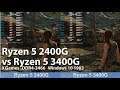 Ryzen 5 2400G vs Ryzen 5 3400G in 9 Games - Benchmark Test Comparison Vega 11 iGPU