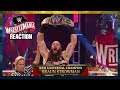 BRAUN STROWMAN BEATS GOLDBERG REACTION!!! WWE WRESTLEMANIA 36