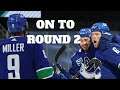 Canucks advance to 2nd round of playoffs; defeat the Blues 6-2 in game 6