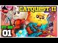 Cat Quest 2 #01 "Vida de Gato Rei" Gameplay em Português PT-BR