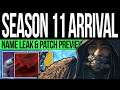 Destiny 2 | SEASON OF ARRIVALS! Name Leak, New Changes, Patch Preview, Activity Tease (What we Know)