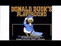 Donald Duck's Playground (1986) - (TRS-80 Color Computer) (Real Hardware) Gameplay