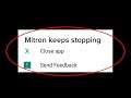 How To Fix Mitron App Keeps Stopping Error Android & Ios || Fix Mitron App Not Open Problem
