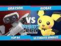 Infinity Con 2021 Top 64 - Grayson (ROB) Vs. Rideae (Pichu) SSBU Ultimate Tournament