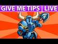 JOIN AND GIVE ME TIPS AND HELP ME | Shovel Knight: Treasure Trove LIVE | Part 1