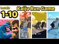 Kaiju Run Game All Levels 1 - 10 Complete Gameplay Walkthrough