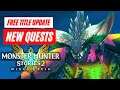Monster Hunter Stories 2 FREE TITLE UPDATE GAMEPLAY TRAILER NEW QUESTS DETAILS モンスターハンターストーリーズ2 クエスト
