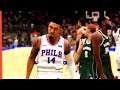 NBA 2K1 (PS5) - Milwaukee Bucks vs Philadelphia 76ers Gameplay | Full Match (4K 60FPS)
