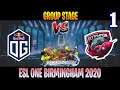 OG vs FTM Game 1 | Bo3 | TOPSON is BACK | Group Stage ESL One Birmingham 2020 | DOTA 2 LIVE