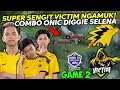 ONIC VS VICTIM MATCH 2 !!! DI SINI VICTIM MARAH BOS !!! MATCH SUPER SERU !- Mobile Legends Indonesia