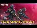 Telugu Gaming Girl is live | Freefire Telugu | Telugu girl Gaming | Freefire India #7