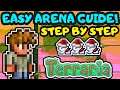 Terraria Easy Arena Building Guide! Make your own OP Arena! Lava Trap Included!