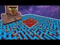 278 Villagers Try to Finish This MAZE in Minecraft