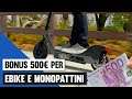 500€ per Monopattini Elettrici o Bici | Decreto mobilità