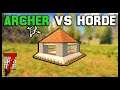 7 Days To Die - Archer ONLY! Dart TRAP Base Vs Horde Night A19