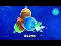 Baseball Boy Plays Super Luigi Galaxy Exploring Rolling Gizmo Galaxy and Bubble Blast Galaxy