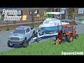 Buying Grady White Boat! | Splitting Wood | Mustang Boss 302 | Ranch Homeowner | FS19