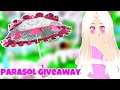 ELEGANT PARASOL GIVEAWAY & IMPORTANT ANNOUNCEMENT! How to get FREE Parasol on Royale High!