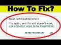 Fix Can't Download Xenowerk App Error On Google Play Store Problem - Fix Can't Install