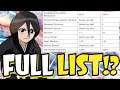 FULL LIST OF CUSTOMIZABLE SKILLS!! EVERYTHING WE NEED TO KNOW ABOUT SUPER IZ! Bleach Brave Souls