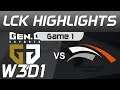 GEN vs HLE Highlights Game 1 LCK Spring 2020 W3D1 Gen G vs Hanwha Life Esports LCK Highlights 2020 b