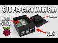 iUniker $10 Pi4 Case With Fan & Heatsinks