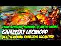 LEOMORD BUILD TERSAKIT | CARA LEOMORD MENANG LAWAN META HERO ML! LEOMORD GAMEPLAY & EMBLEM LEOMORD