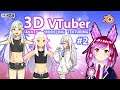 Making 3D VTuber Avatar Ghost From Scratch! PART #2 TEXTURING TIMELAPSE