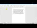 Microsoft word tutorial Foot reference