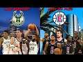 NBA Live Stream| Milwaukee Bucks Vs Los Angeles Clippers| Live Reactions & Play By Play