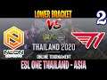 Neon Esports vs T1 Game 2 | Bo3 | LowerBracket ESL ONE THAILAND ASIA 2020 | DOTA 2 LIVE