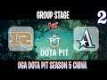 RNG vs Aster Game 2 | Bo3 | Group Stage AMD SAPPHIRE OGA DOTA PIT S5 CHINA | DOTA 2 LIVE
