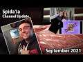 Sep. 2021 UPDATE (Turbo Views ending, T-Shirt, personal life, and more) - Spida1a Channel