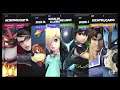 Super Smash Bros Ultimate Amiibo Fights – Request #16018 4 Team battle at Reset Bomb Forest