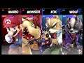 Super Smash Bros Ultimate Amiibo Fights – Request #17259 Mario & Bowser vs Fox & Wolf