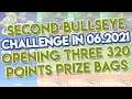 Tennis Clash Second Bullseye Challenge in June 2021 [5 Bags Opening]