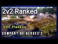 USF Flanks auf Alliance of Defiance | Company of Heroes 2 2vs2 RR | [Multiplayer / Ranked / Deutsch]