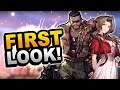 Aerith & Barrett First Look! WoTV! War of the Visions!