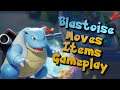 Blastoise Moves, Items, Gameplay | Pokemon Unite Blastoise First Impressions