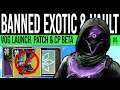 Destiny 2 | BANNED EXOTIC & GAME UPDATE! Cross-Play BETA, Vault Launch, Pinnacle Fixes, Rewards!