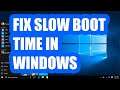 FIX Slow Window Boot Problem | Laptop | Computer