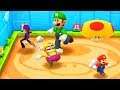 Mario Party: The Top 100 - Minigames - Luigi vs Mario vs Wario vs Waluigi