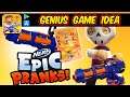 NERF Epic Pranks! First 12 Levels - Nerf Epic Prank Gameplay First Impression - Z1CKP Gaming