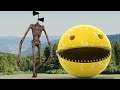 Siren Head Vs Pacman in Real Life - Horror Short film