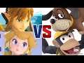 SSBU - Link (me) & Peach vs Fake Duck Hunt & Fake Diddy Kong