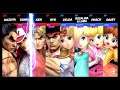 Super Smash Bros Ultimate Amiibo Fights – Kazuya & Co #371 Iron Fist vs Princesses