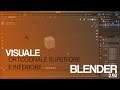 Visuale ortogonale superiore e inferiore in Blender